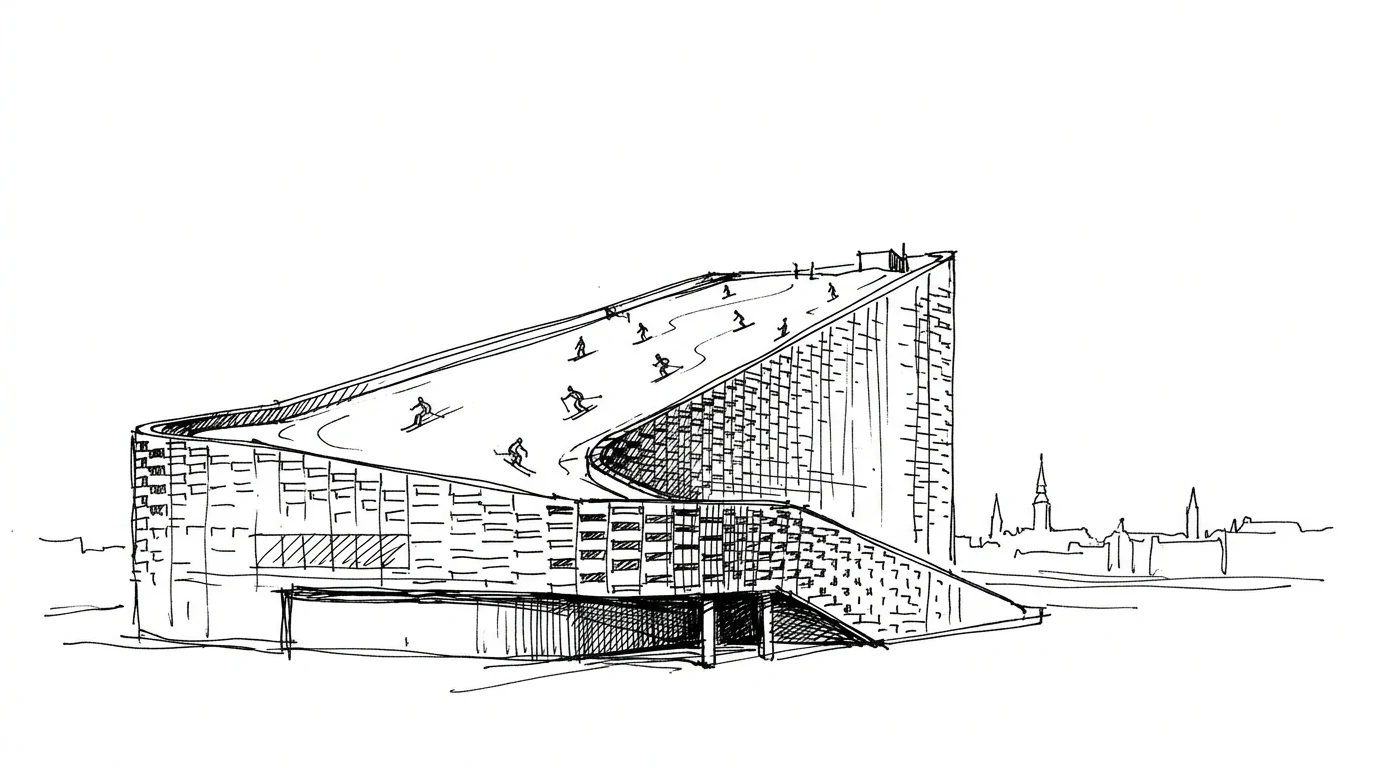 CopenHill di Bjarke Ingels (BIG), il termovalorizzatore con la pista da sci sul tetto inclinato